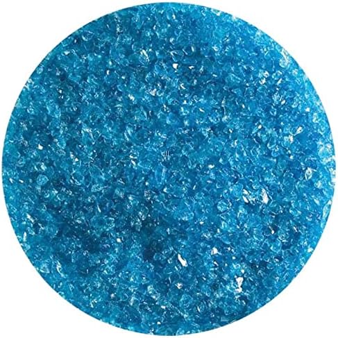 5 Oz Turquoise Blue Transparent Medium Frit - 90 Coe
