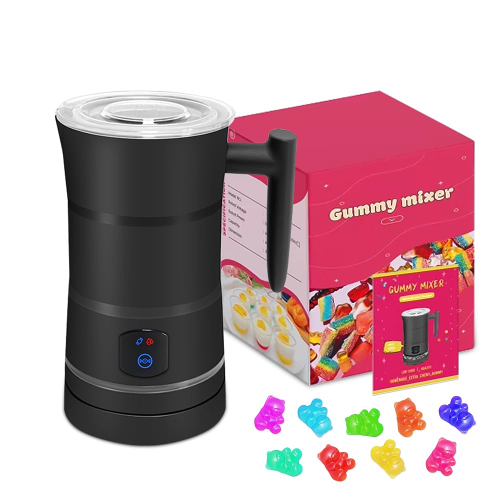 Macchina per creare caramelle gommose per orsetti gommosi fatti in casa e caramelle infuse, include stampo a forma di orso e stampo per frutta, ideale per dolcetti creativi e cucina divertente