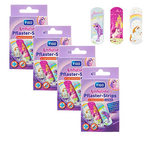 varivendo Bloc de notas + 40 tiritas infantiles Figo multicolor (40 unicornios)