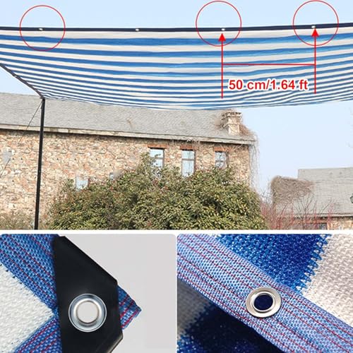 Voile d'ombrage extérieur respirant avec œillets contre la chaleur de la serre