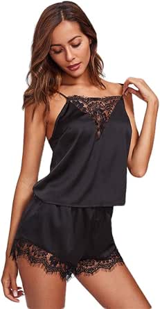 Intimo Da Donna Set Top In Pizzo Reggiseno Da Notte Mutandine Lingerie Sexy