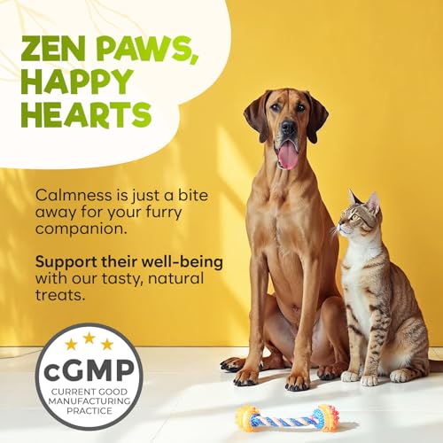 Image of ZENO Hemp Calming Chews for Dogs Anxiety - 150 pcs - Dog Anxiety Relief with Melatonin - Calming Chews for Stress, Travel, Check-up, Barking, or Grooming - Duck Flavor