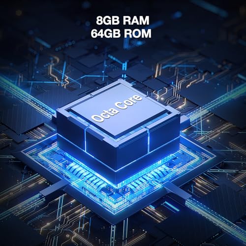 DOOGEE S41T Rugged Smartphone Unlocked, 6300mAh Battery, Android 14 Rugged Phone,8GB+64GB, 4G Dual SIM Cell Phone, 13MP AI Camera, IP68 Waterproof, Face Unlock, NFC,T-Mobile, Black