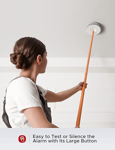 Miniatura 6 de X-Sense Detector de humo y monóxido de carbono con combinación cableada, alarma de detector de humo y CO interconectado con batería de respaldo