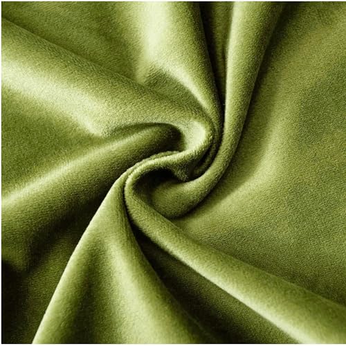 Image of Velvet Green 16x16 Pillow Covers, Set of 5 Decorative Ruffle Cushoin Pillow Covers for Sofa Couch