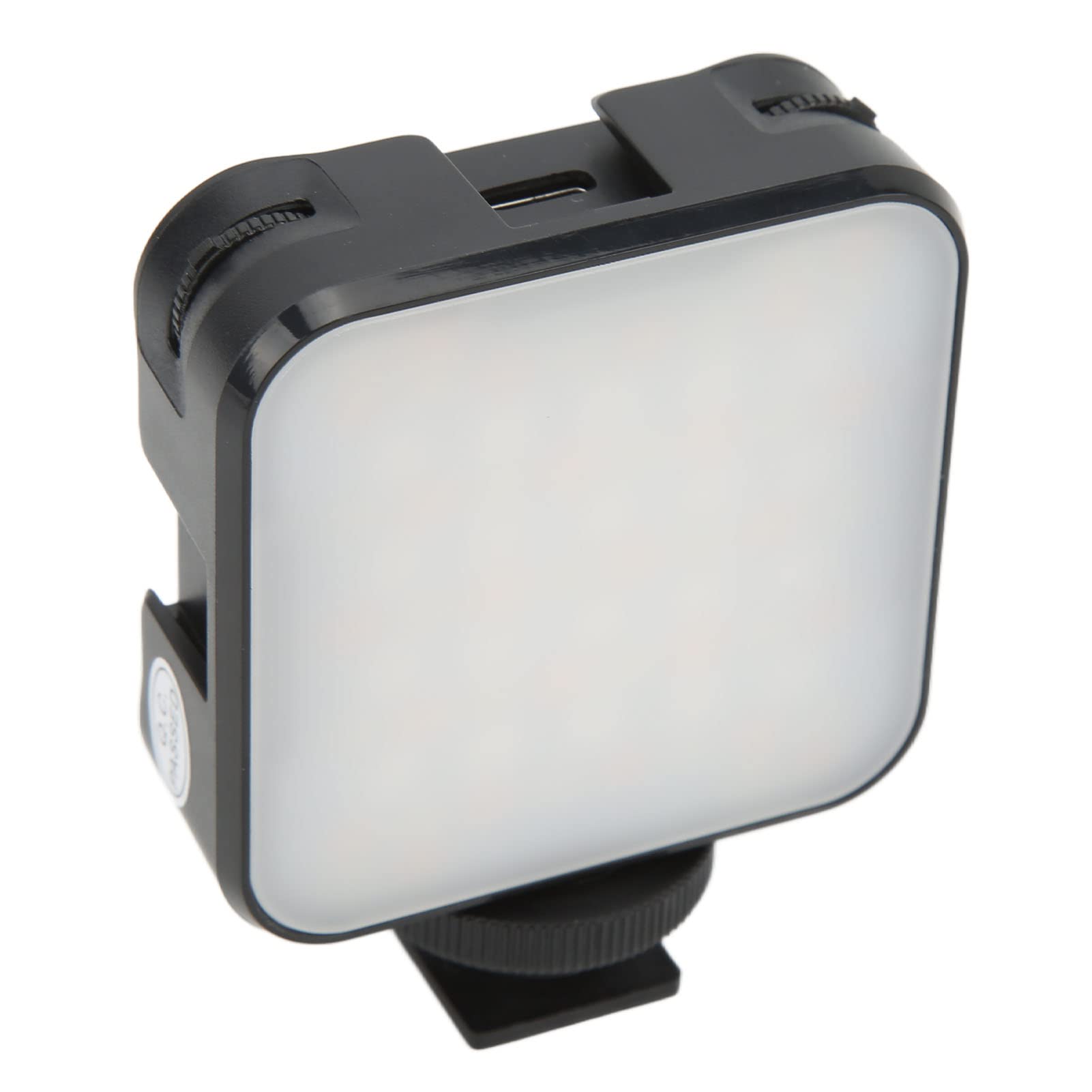 Bewinner Lampe Vidéo RVB, Lumière de Photographie Couleur 360° 2500‑9000K avec 3 Supports de Chaussures Froides, Caméra LED Portable avec écran pour Vidéoconférence/Prise de Vue