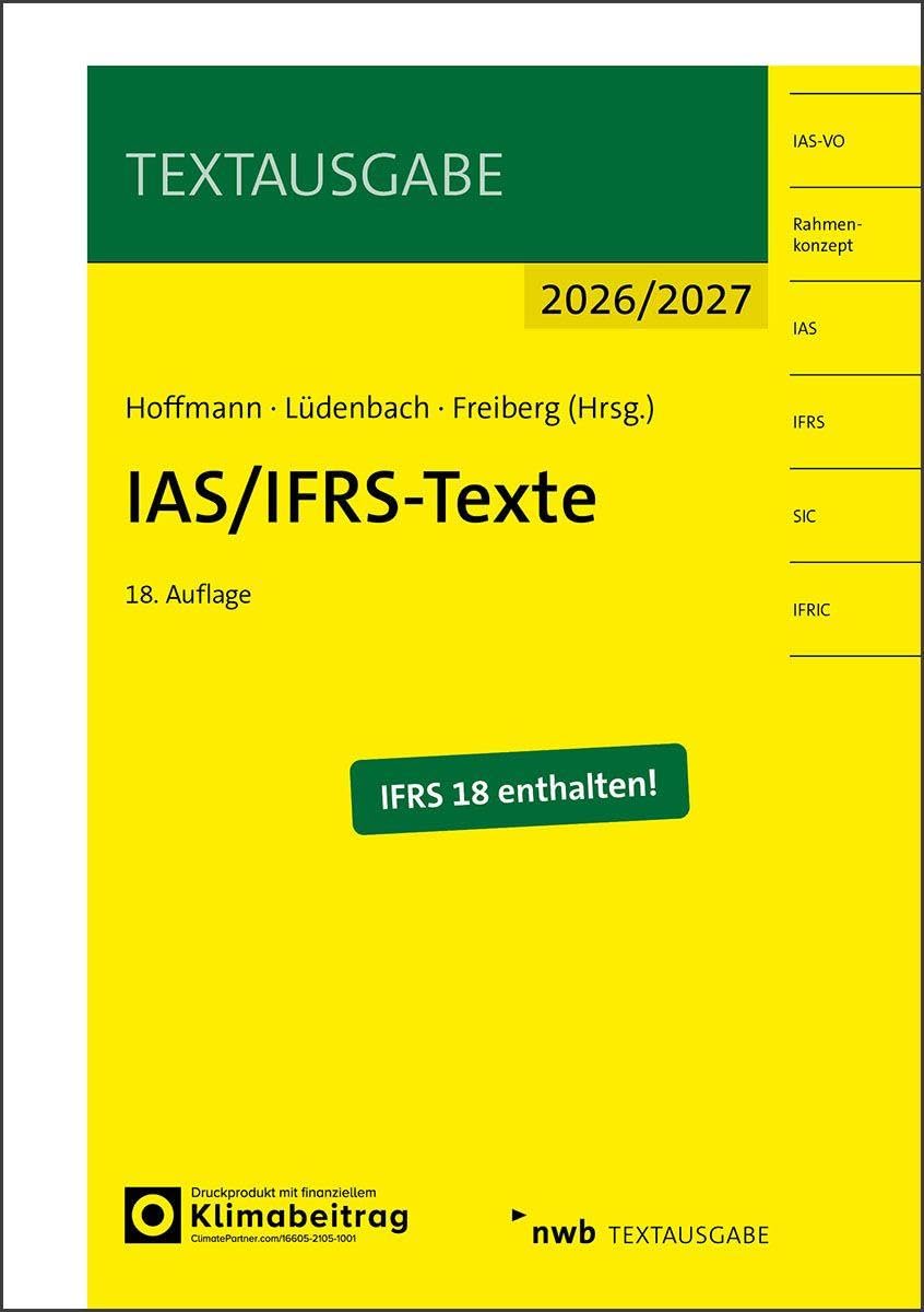 IAS/IFRS-Texte 2026/2027 (Textausgabe)