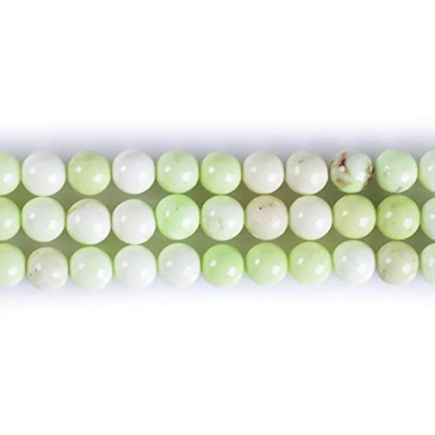 Chrysoprase d'Australie perles rondes 6mm pour création de bijoux LKBEADS fil de 40cm