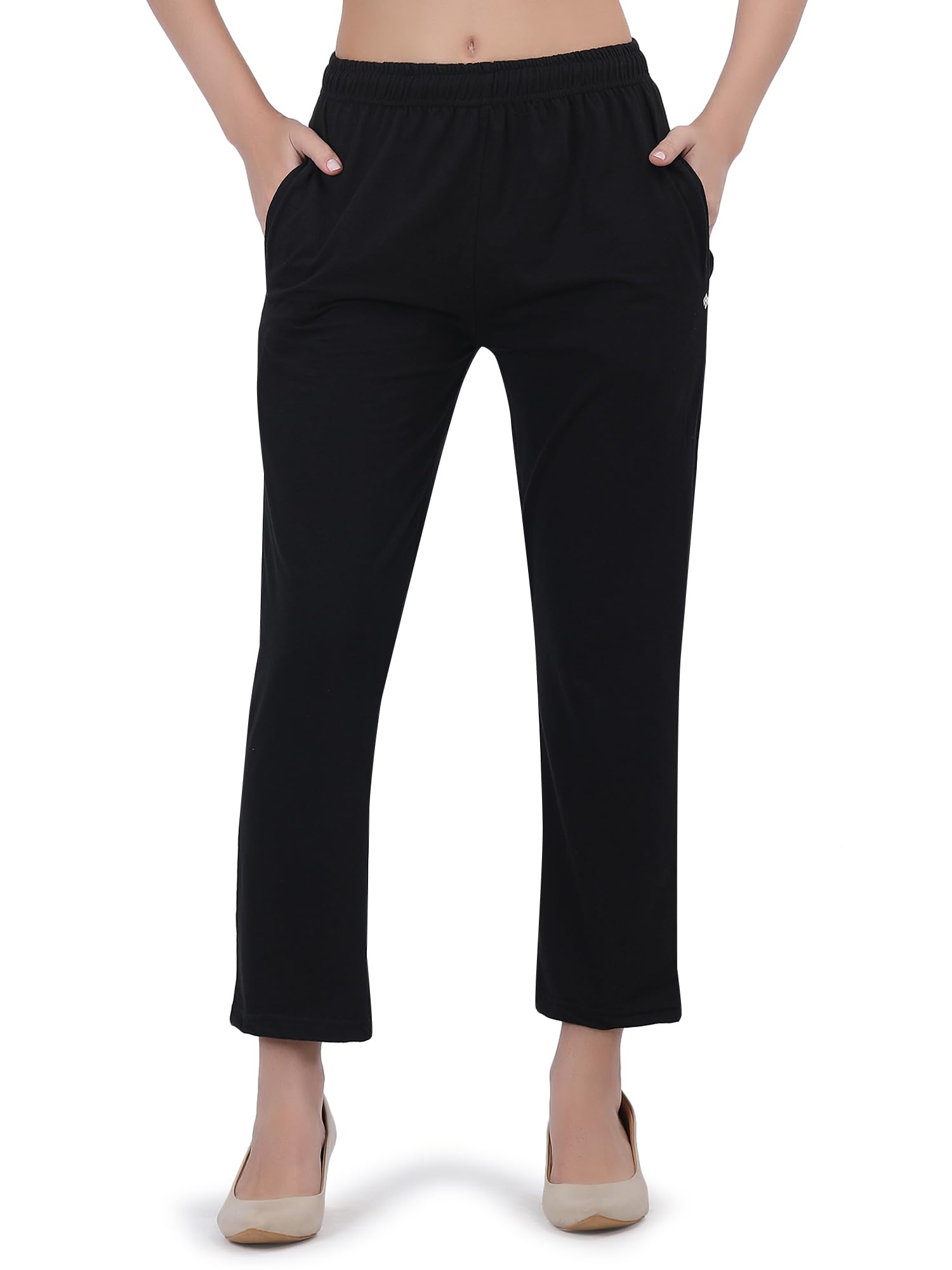 aapre Women's Slim Fit Cotton Lower | Relaxed Fit Pyjama with 2 Side Pockets | Casual Track Pant | Comfortabl Jogger for Daily, Gym Wear-picture-41