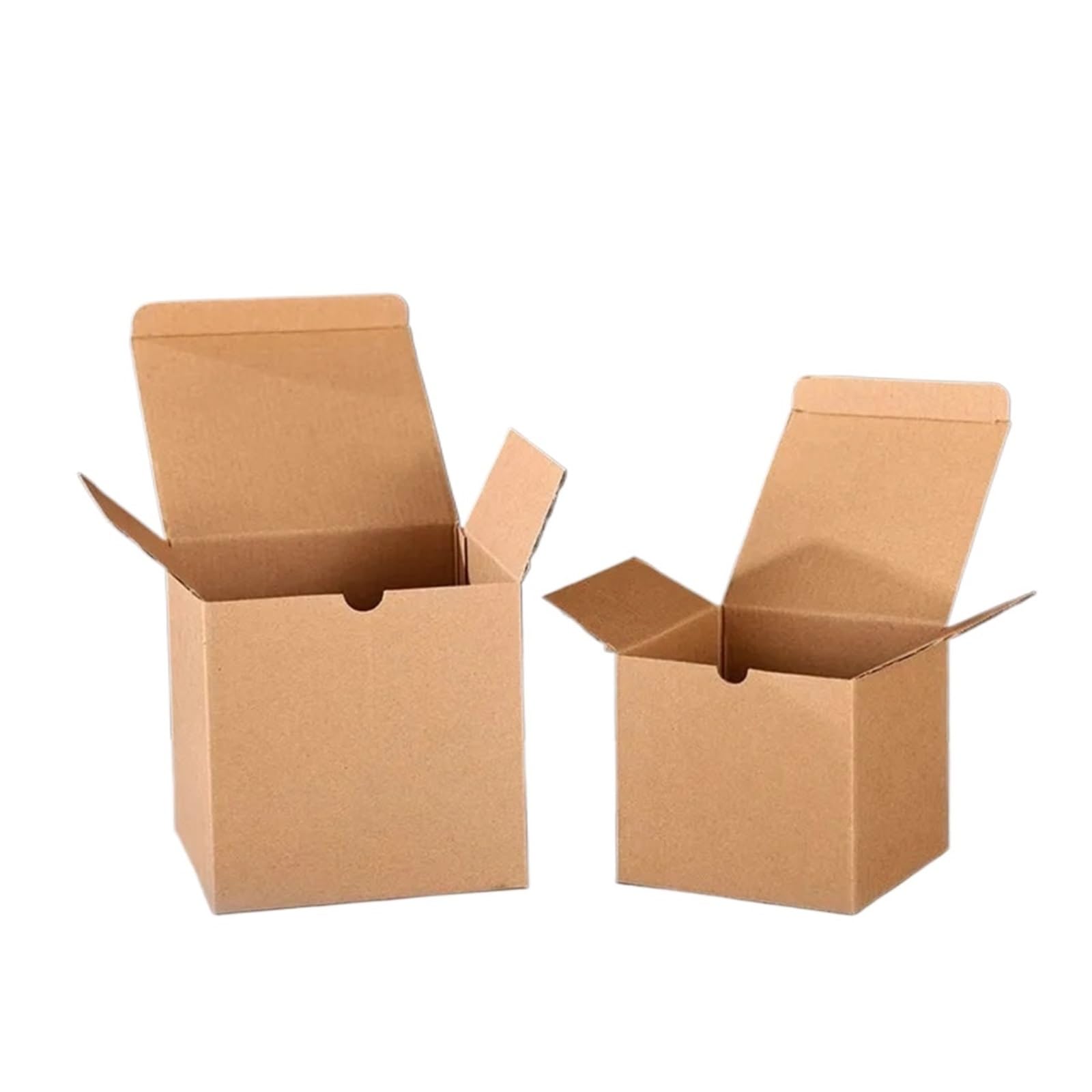 Packung Kraftpapier-Lippenstiftetuis 20 Stück quadratische, dreilagige, faltbare Geschenkbox | For Make-up-Zubehör, Spielzeug, Geschenk(10x10x10cm)