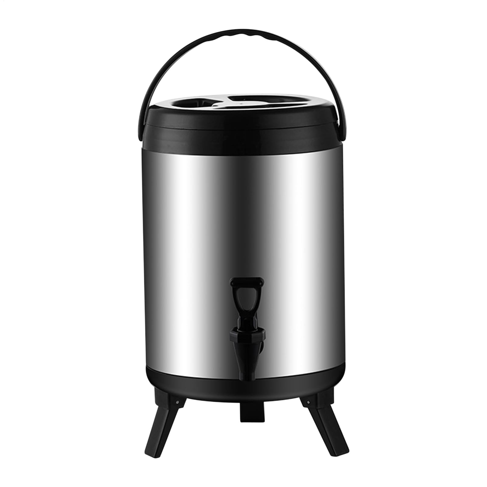 Termo Dispensador De Bebidas Calientes Y Frías, Con Grifo Y Trípode Plegable, -30° A 150°C, Antigoteo Portátil, Cubo De Hielo Portátil Para Invierno, Verano, Hogar, Playa, Acampada, Viaje