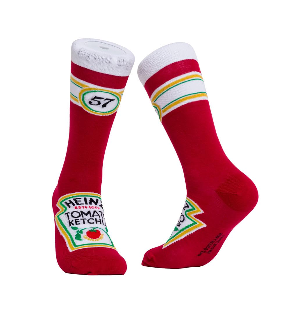 TruffleShuffle Heinz Tomato Ketchup Crew Socks