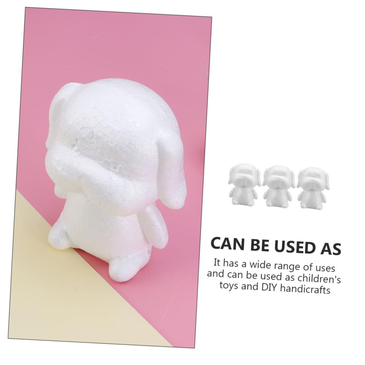 DOITOOL 2 Series Perro De Espuma Diy De Decoración Para Manualidades Y Ejercicios 3 Piezas*2