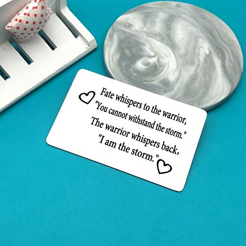 Xiahuyu Inspirational Gifts for Men Women Engraved Wallet Insert Card with Inspirational Quotes Christmas Birthday Gifts Graduation Gifts Encouragement Gifts for Daughter Son Friend Family4