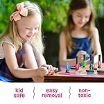 Nail Art Studio for Girls - Birthday Gift - Nail Polish Kit for Kids Ages 7-12 Years Old - Girl Gifts Ideas - Gift Set - Girly Stuff - Polish, Pens, Glitter, Stickers, Gems, Filer - 8 9 10 11 12 Year - Image 3