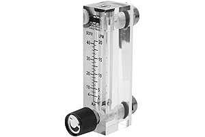 Propane Flow Meter for Precise Gas Flow Control, LZM-6T Adjustable Knob