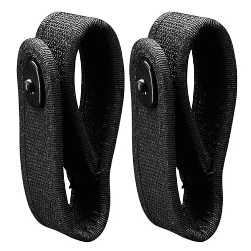 ZHIZHOUNEY Universal Tactic Handcuff Holsters Quick Release Standard Handcuff Cuffs Belt Strap Handcuff Case Holder Handcuff Strap Handcuff Holder for Belt Nylon Belt Keeper for Duty Belt
