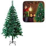 【Árbol de Navidad Artificial】: Color: Verde. Material: material de PVC. Tamaño: 240 cm de alto, con un total de alrededor de 850 puntas de rama. Con soporte.