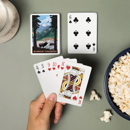 Baraja de Poker Silverton Colorado Elk 52 Cartas miniatura 2