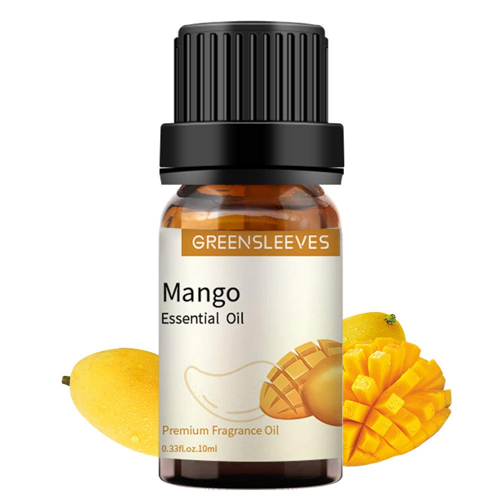 GREENSLEEVES Mango Fruit Fragrance Oil Essential Oil 10ml for Diffusers, Humidifiers