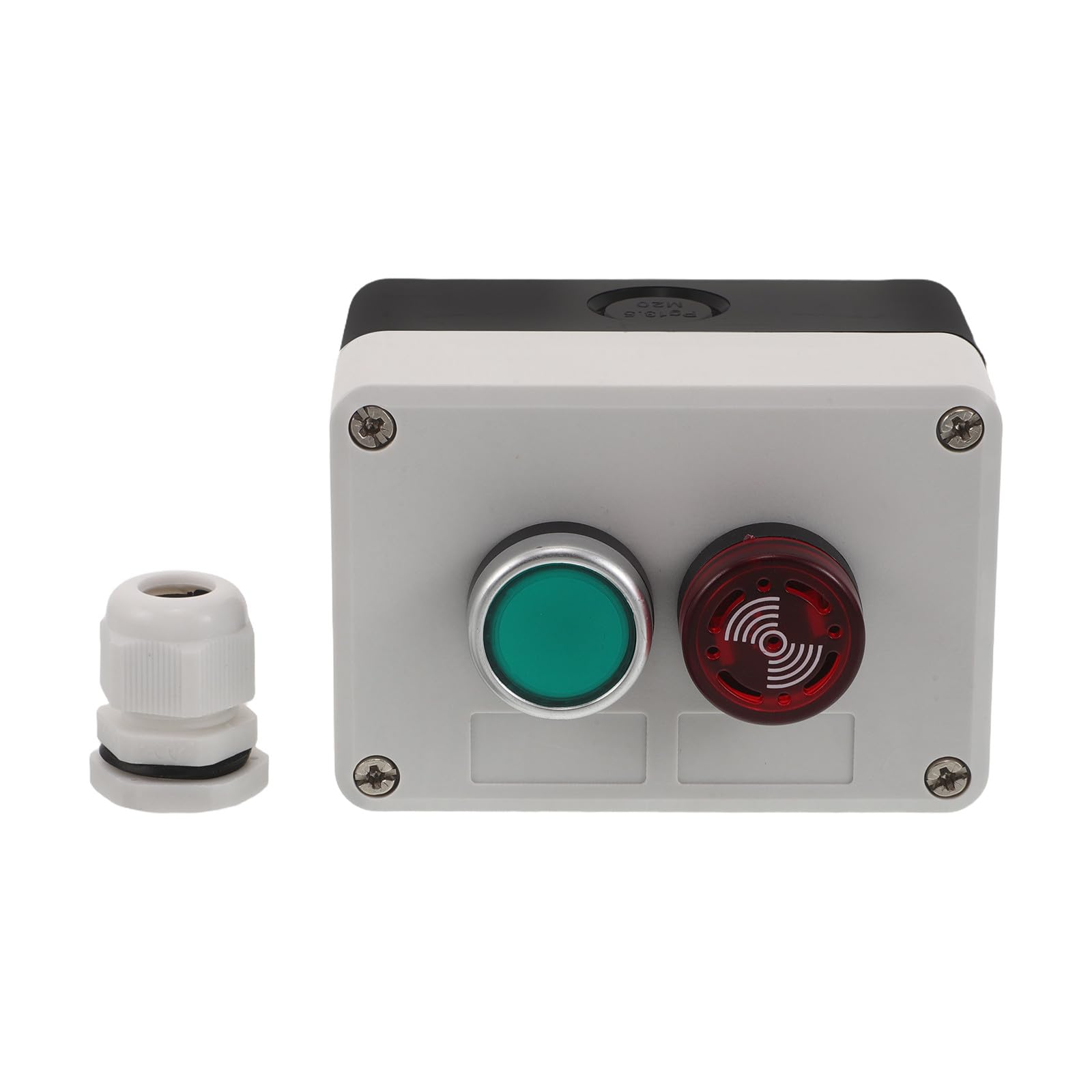 Caja de Botón Interruptor Doble Control y Apagado Rápido de 2 Orificios 8