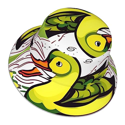 Jogo Duck Flock, Chapéu Balde Flectivo, Boné de Pescador de Poliéster Dupla Face Estampa Moderna, Ch