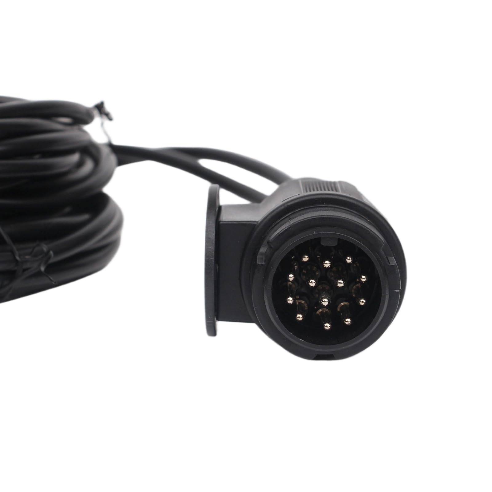 Cable de remolque precableado enchufe 13Pin Cableado 2x 5 Pin con conector bayoneta 5M/16,4FT para cableado remolque coche luces traseras