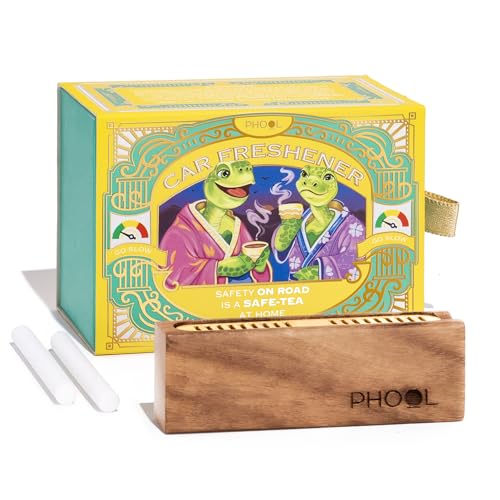 Image of Phool Car Perfume - Zingy Lemon - Pack of 6 Cartridge - Lasts upto 75 days- Luxury Car Freshner, interior car perfumes and fresheners - Strong Lasting profile - Plug in Mechanism