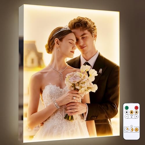 Ripple Flow LED-Backlit Custom Canvas Prints with Your Photos, Personalized
