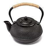 TOWA Workshop Japanese Tetsubin Tea Kettle Cast Iron Teapot with Stainless Steel Infuser (900ML)