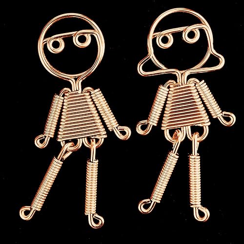 Image of TecUnite Aluminum Craft Wire for Sculpting Armature Bendable Craft Wire for DIY Jewelry Making(Copper, 10 M X 1.5 mm, 1 Roll)
