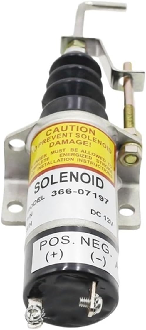 1pc 366-07197 36607197 12V/24V Fuel Shutoff Solenoid SA-3405T 1502-12C7U2B2S1 Stop Solenoid Diesel Engine Parts(24V)