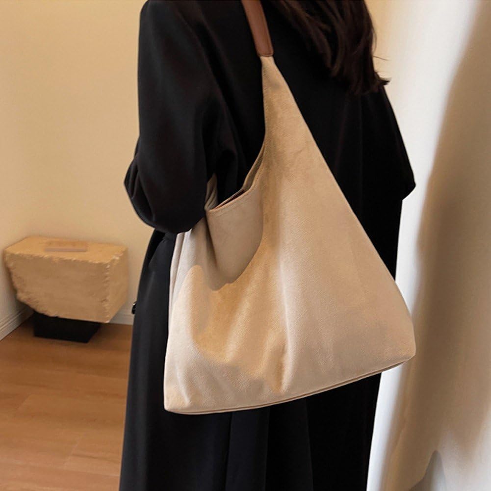 Amazon.com: Women Suede Shoulder Bag Retro Single Shoulder