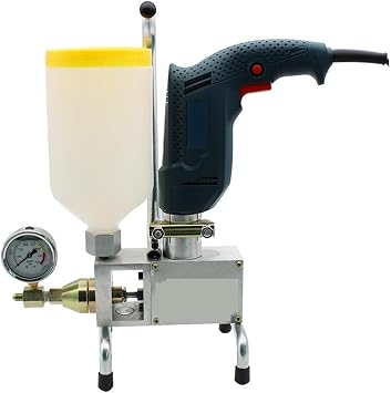 High Pressure Waterproof Grouting Machine 910W Injection Pump Epoxy/Polyurethane Liquid Leakage Tool for DIY Use