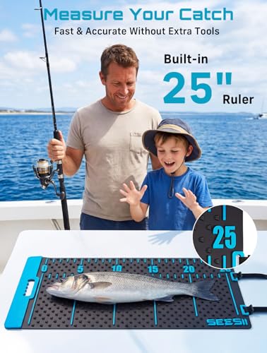 Seesii Fish Fillet Mat with 25" Integrated Ruler - image 3