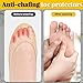 10Pcs Transparent Toe Covers for Women,Breathable Silicone Anti-Friction Toe Protector Clear Gel Little Toe Protectors Toe Sleeves for Blisters,Bunion Pads,Foot Health,Health and Household