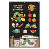 AKAYOK 24"x36" Felt Board for Classroom & Home - Flannel Story Board with Magnets, Transparent Pocket & 30 Velcro Dots | Interactive Learning, Visual Schedule, Storytelling for Teachers, Parents & Kid