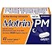 Motrin PM Caplets, Ibuprofen, Relief from Minor Aches and Pains, Nighttime, 40 Count