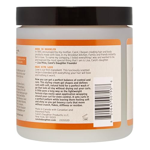 Carol's Daughter Coco Creme, Curl Shaping Cream Gel, with Coconut, Mango, and Murmuru, for very dry curly to frizzy hair - Image 2