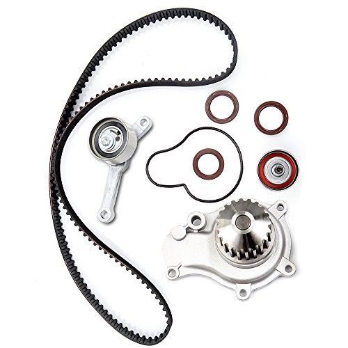 ANPART Timing Belt Kit Fit For 2000 2002 Chrysler Voyager 1996-2002 Dodge Caravan 1995-2002 Dodge Stratus 1998-2000 Plymouth Breeze Timing Belt Water Pump Tensioner Gasket Set