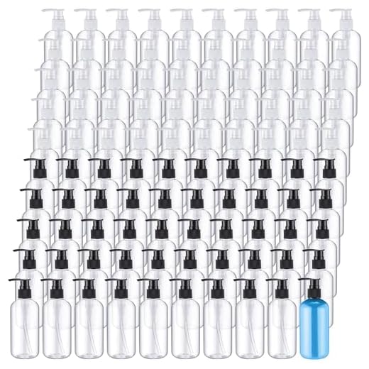 150 Pack Clear Pump Dispenser Bottles