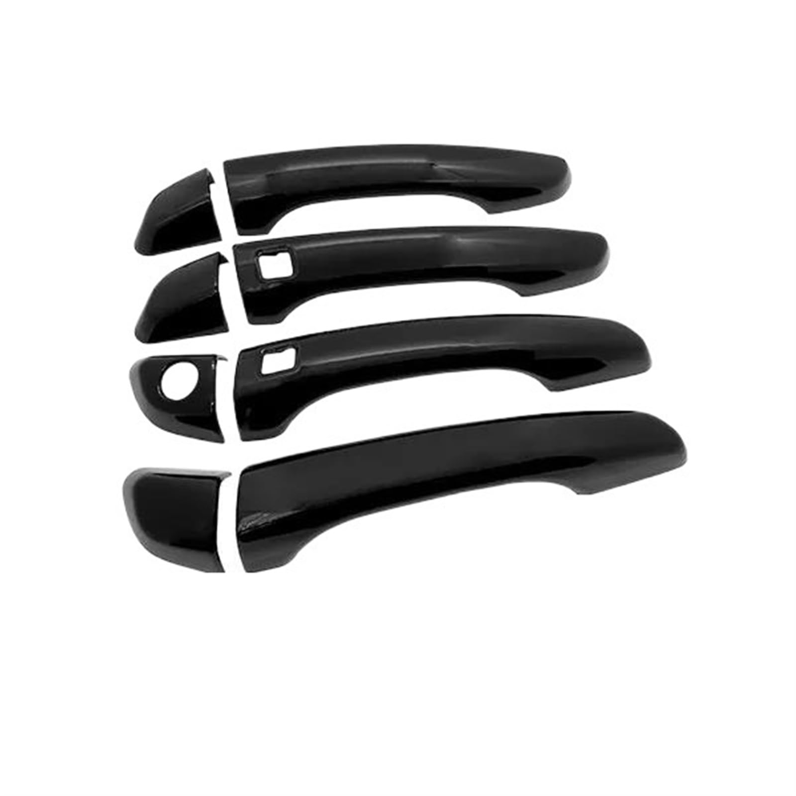Lzbzhb 4Handle 2 Buttonsb Car Exterior Outsidedoor Handle For Hyundai For Elantra 6 Ad 2016 2017 2018 2019 2020 Gloss Black For Smart Door Handle Cover Stickers Car Exterior Corate(4Handle 2 Buttonsb)