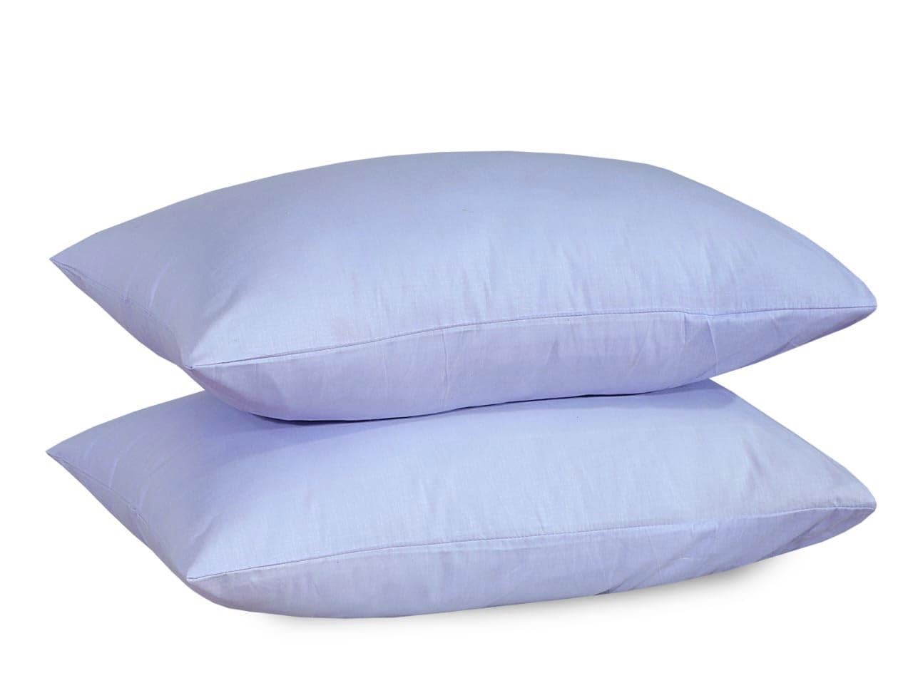 SleepyNights Cotton Pillowcases Pillow Cover Pair - Sky Blue