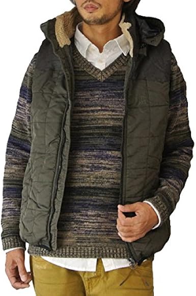 Amazon Ne6308 42 L Taupe 044 ノーエクセス No Excess ダウンベスト メンズ ブランド 中綿ベスト 秋冬 防寒 ダウン ベスト マウンテンベスト アウター ブルゾン ボア 黒 正規品 ベスト 通販