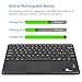 immagine 11 BY ONE Tastiera Bluetooth Ultra Sottile con Multi Touch Integrato Touch Pad e Batteria Ricaricabile per Android e Windows, Tastiera Wireless, Nera