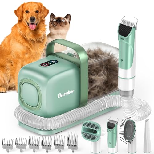 Aspirateur de toilettage pour animaux buenkee pour éliminer les poils de chien à la source