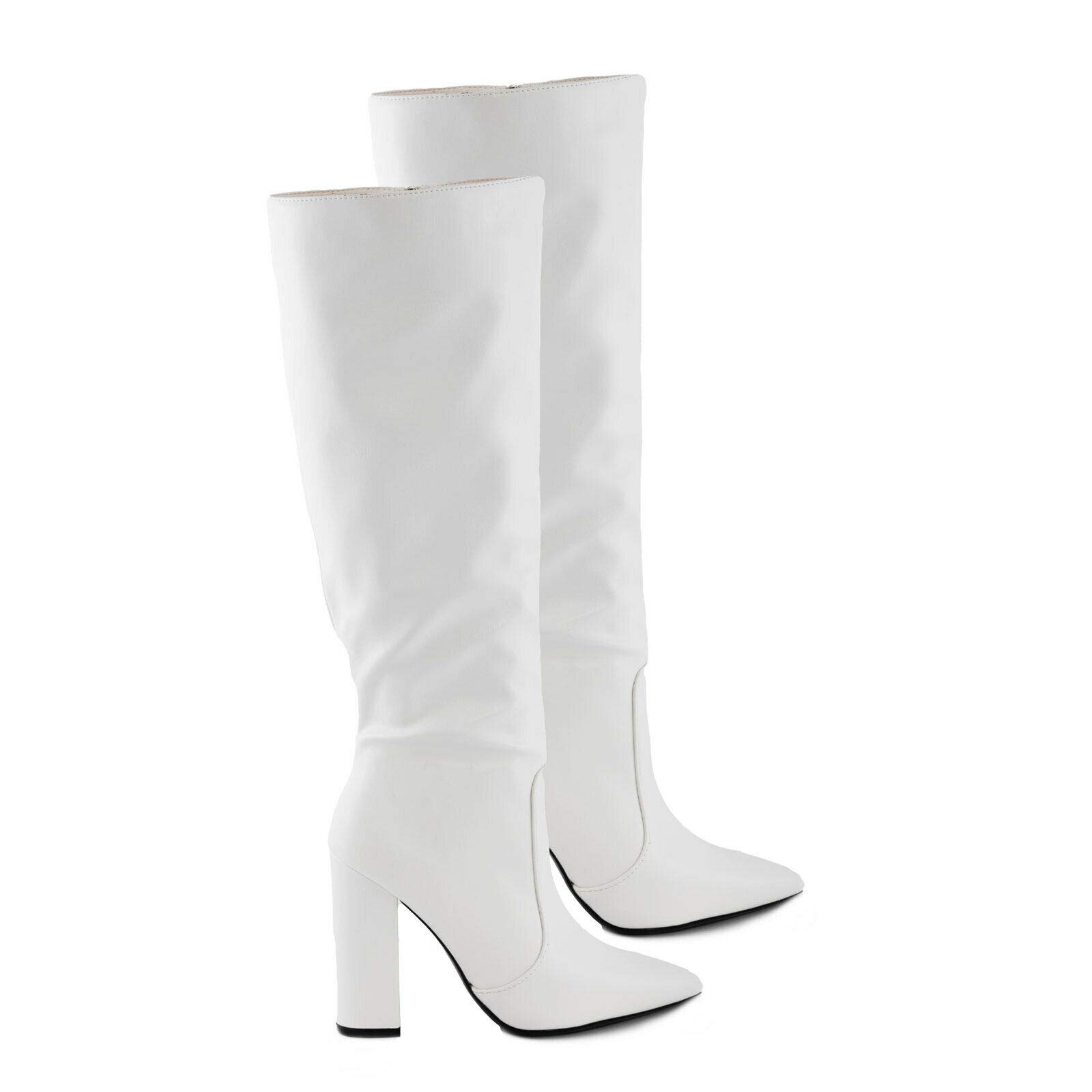 Toocool Bottes Femme Cuissardes Bout Pointu Talons Hauts Similicuir Élégantes X8056