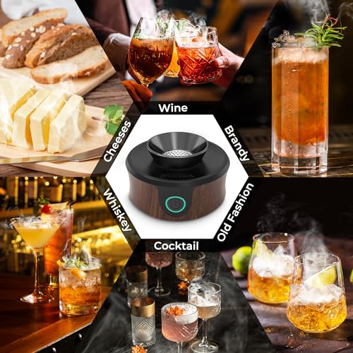 Yilador Electric Cocktails Smoker Kit With Torch, Add More Depth Of Flavor, 6 Wood Chips, Whiskey Smoker Infuser Kit For Old Fashioned Bourbon Drinks thumb #6