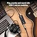 IK Multimedia iRig USB Guitar Audio Interface - 24-bit 48 kHz Music Recording Studio Equipment Include USB C Cable For iPad, Mac And PC, Guitar Accessories, Recording Device