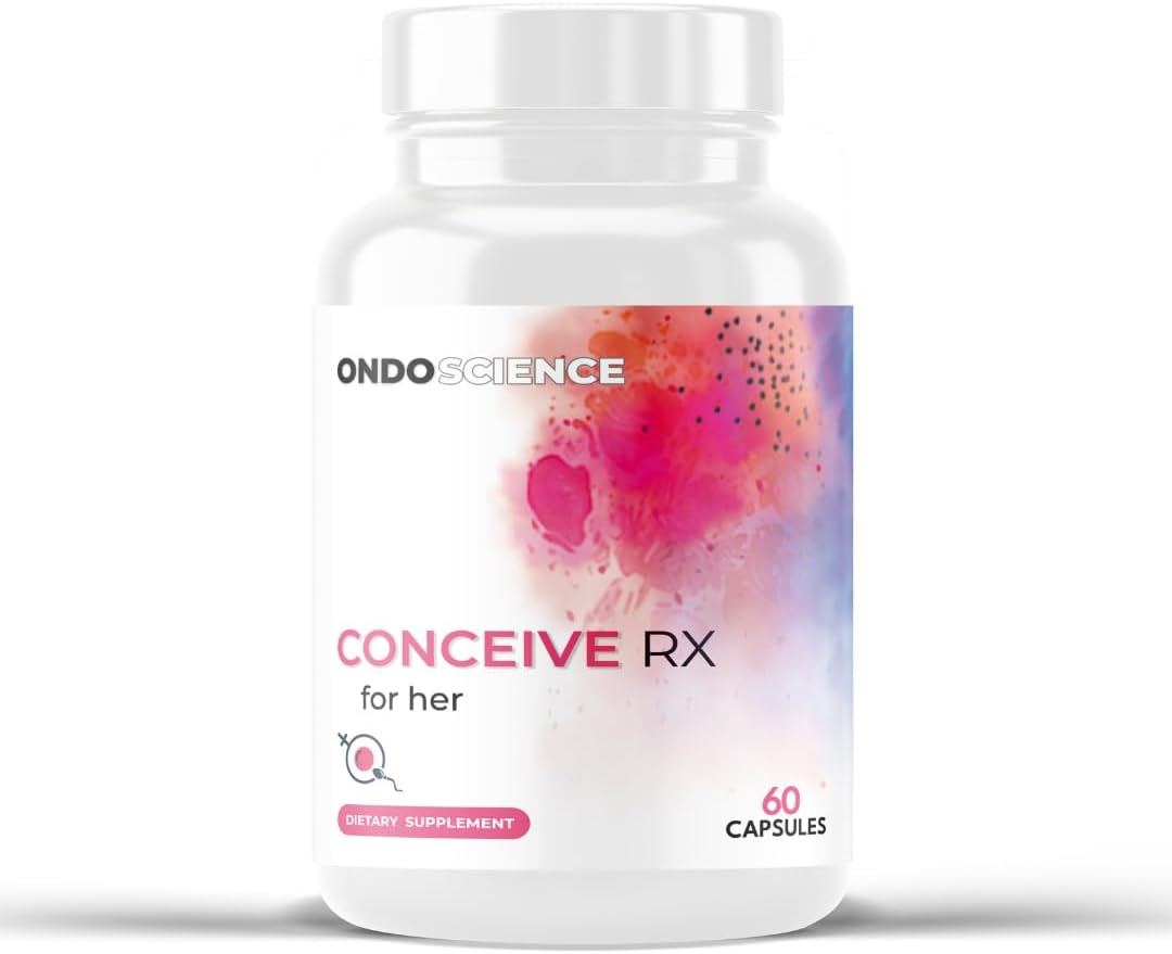 Fertility Supplements for Her - Preconception Supplements for Women &ndash; Prenatal Vitamins for Hormone Balance, Regular Cycles, Ovulation - 60 Count